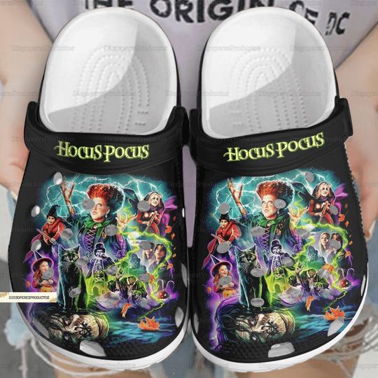 Halloween Hocus Pocus Clogs, Hocus Pocus Women Shoes, Sanderson Sisters Shoes, Just A Bunch Of Hocus Pocus, Disney Witches Shoes