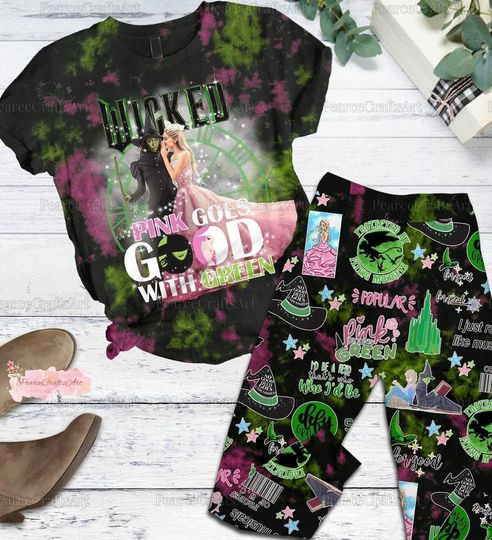 Wicked Witch Pajamas, Wicked Witch Horror Shirt, Horror Halloween Women Pajamas, The Wizard Of Oz Shirt, Trick Or Treat Holiday Pajamas