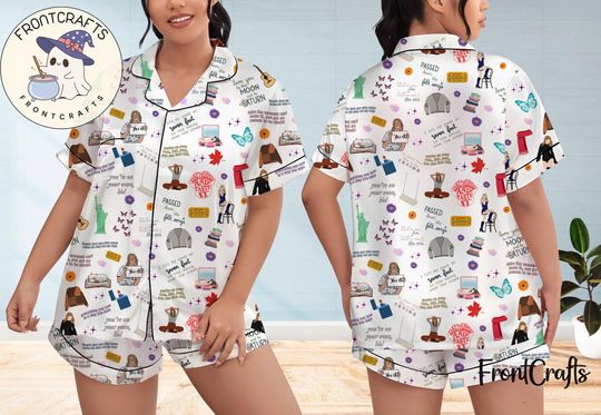 Discover Taylor Pajamas Short Set, Taylor Pajamas Set, Holiday Pajamas Set, Pajamas Pants, Women Pajamas, Sleepwear Pyjamas