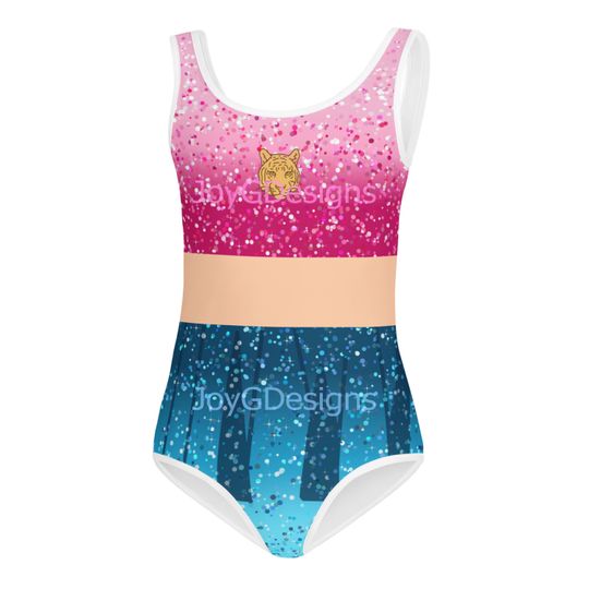 Discover 1989 Taylor inspired pink and blue outfit, swimsuit, leotard, little kids