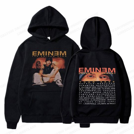 Rapper Eminem Hoodie Men Women Fashion Hoodies Kids Hip Hop Hoodies Women Sweats Boy Coats Album Tracksuit Rock 2023