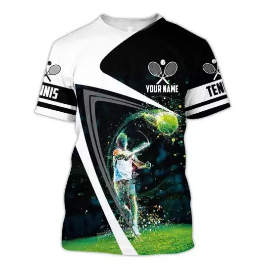 Discover Personalized 3D Print Tennis Shirt, Unisex Shirt Tennis Player Uniform, Present