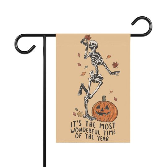 Discover Halloween Garden & House Banner, Fall Garden Flag, Halloween Garden Flag