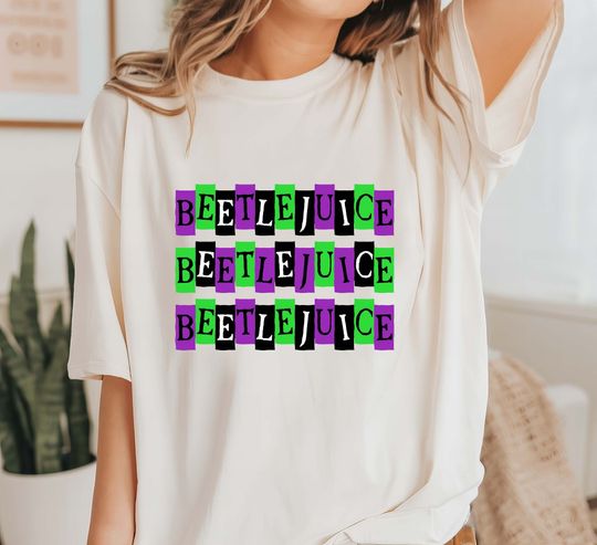 Beetle Juice Beetle Juice Beetle Juice Shirt, Halloween Beetle Juice Shirt, Beetle Juice Movie Shirt, Cute Halloween Tee,Halloween Party Tee