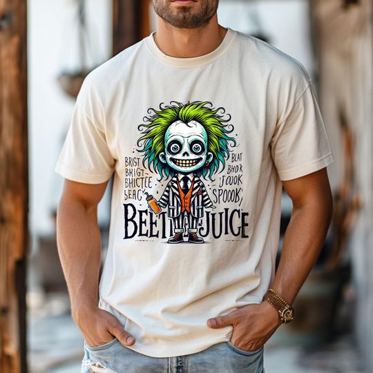 Beetlejuice Shirt The Juice is Loose Shirt Halloween Shirt Fall Shirt Cute Halloween Shirt, Beetlejuice Tee Halloween Party Shirt Unisex Tee