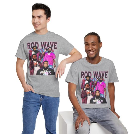 Discover Adult Unisex Rod Wave Rap Fan Style Softstyle T-Shirt Unisex Heavy Cotton Tee