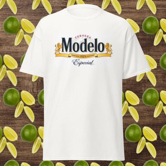 Discover Modelo Beer Heritage Mens T-Shirt: Embrace the Flavor, Celebrate Tradition - Premium Quality, Ultra-Soft Tee for Beer Lovers