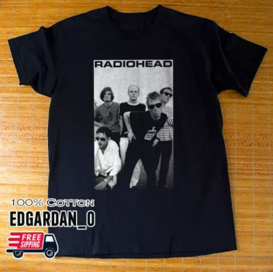 Discover Radiohead Rock Band Black Unisex T-shirt Album S-5XL