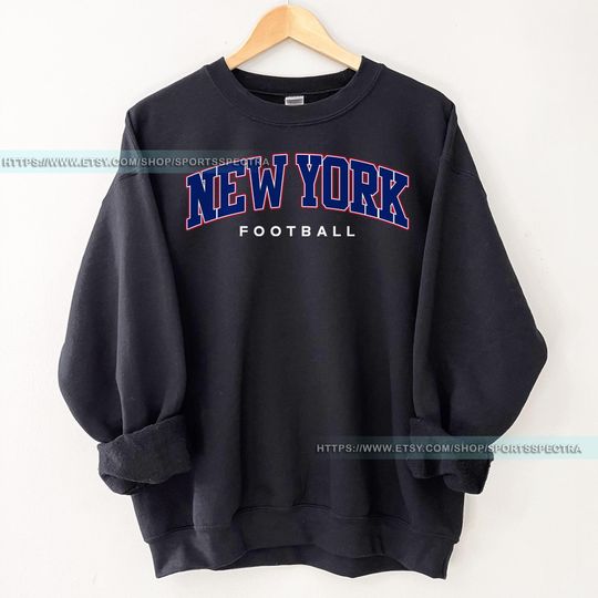 Discover New York Giant Vintage Sweatshirt,New York Football Crewneck,NY Giant Sweatshirt,New York Football Shirt,New York Giant Fan Gift