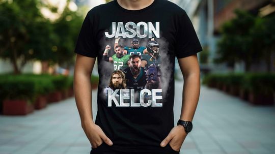 Jason Kelce | Philadelphia Eagles | Football shirt | Classic 90s Graphic Tee | Unisex | Vintage | Retro | football