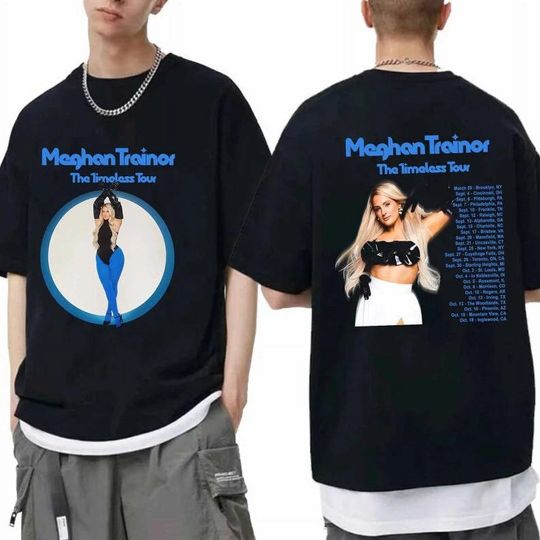 Meghan Trainor Graphic Shirt, Meghan Trainor The Timeless Tour 2024 T-Shirt, Meghan Trainor Fan Shirt, Meghan Trainor Merch, Meghan Shirt