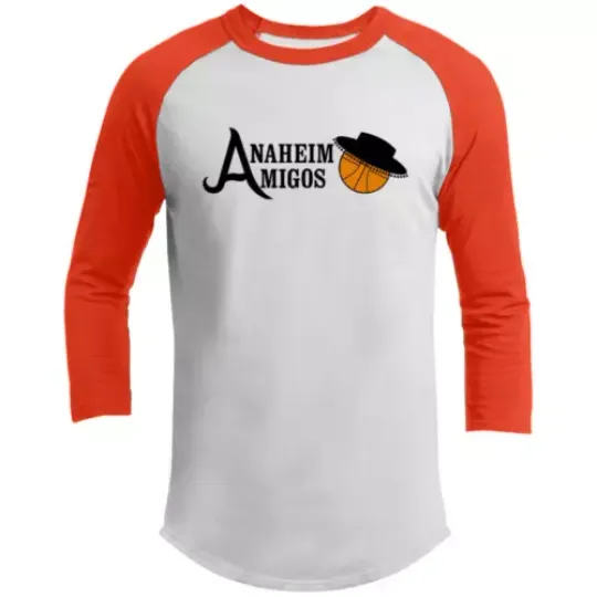 Anaheim Amigos Raglan Shirt Franchise ABA Basketball