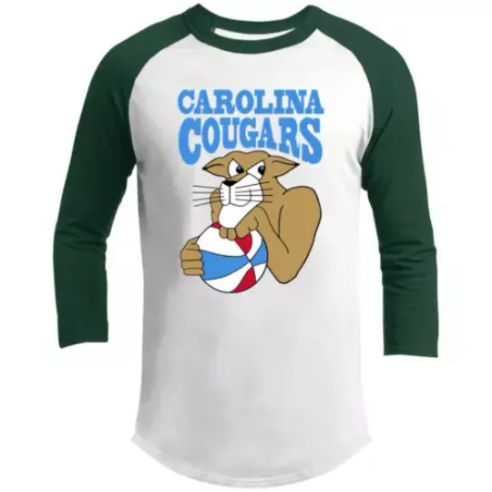 Carolina Cougars Raglan Shirt Franchise ABA Basketball