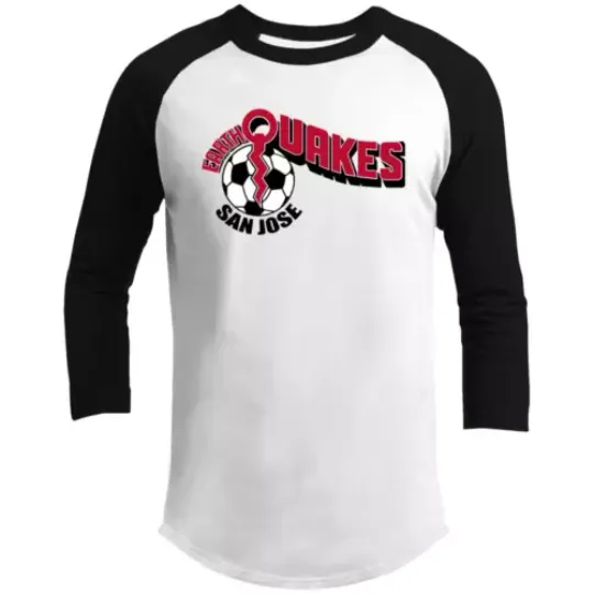 San Jose Earthquakes Raglan Shirt Franchise NASL Soccer