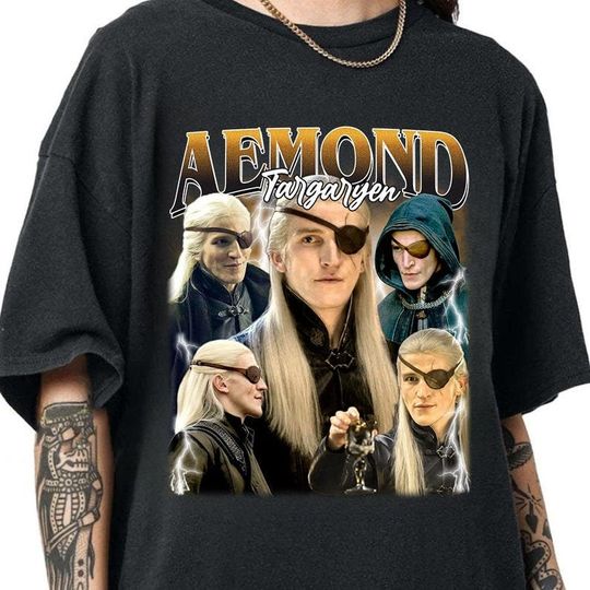 Comfort Colors Aemond Targaryen Shirt, Bootleg tee, House of the Dragon shirt, Game of Throne shirt, Targaryen shirt, Ewan Mitchell Shirt