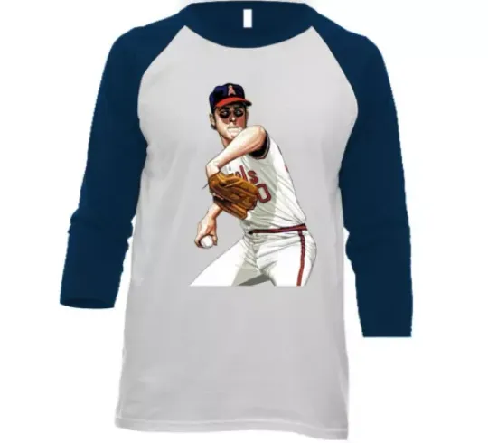 Nolan Ryan California Angels Pitcher Baseball Tee Shirt | Multiple Styles/Colors