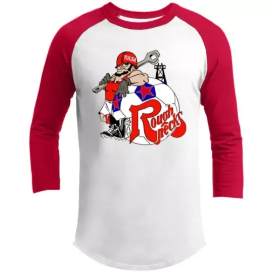 Tulsa Roughnecks Raglan Shirt Franchise NASL Soccer