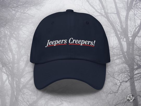 Jeepers Creepers Dad Hat | 1920s Trivia, Embroidered Spooky Vintage Halloween Hat
