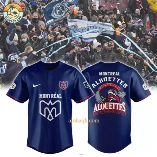 Discover Montreal Alouettes Canadian Football Team Baseball Shirt