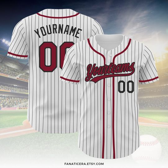 Discover Personalized Name Team,Custom Stripe Line Color Baseball Jersey For Baseball Fans,Custom Number Baseball Team Couple Jersey B3