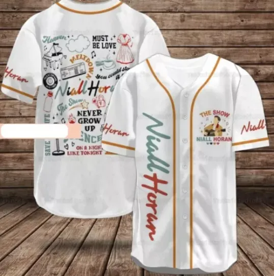 Niall Horan The Show Tracklist Jersey, Niall Horan Tour 2024 Jersey Shirt,