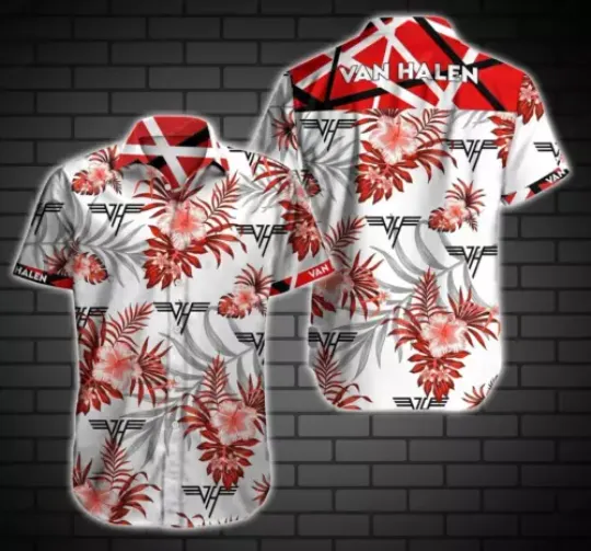 Discover SALE! van Rock Band Unisex Hawaiian Shirt Best Gift Hot Summer
