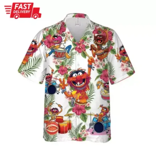 Discover HOT! Animal The Muppet All Over Print 3D Hawaiian Shirt
