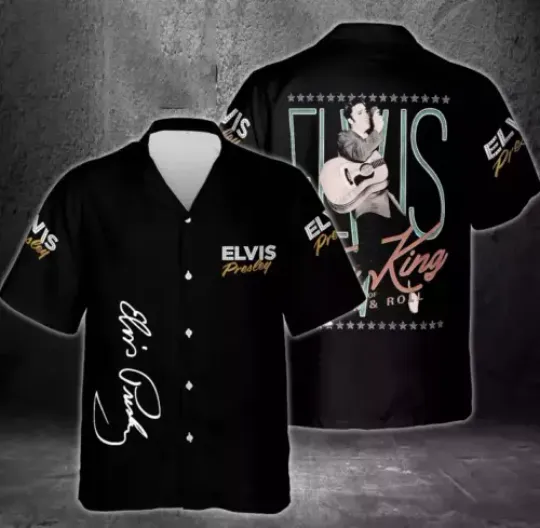 Discover Elvis Presley Hawaiian Shirt- GIFT for dad, father day gift, shirt aloha