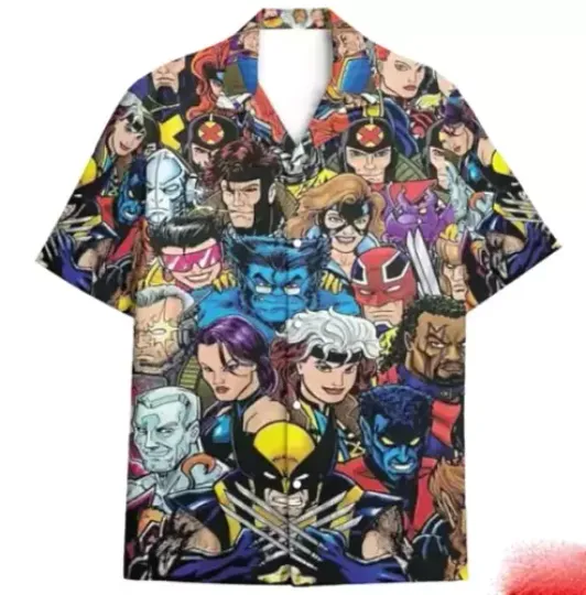 Discover X-Man Wolverine Hawaiian Shirt Summer Gift For Fans Short Sleeves