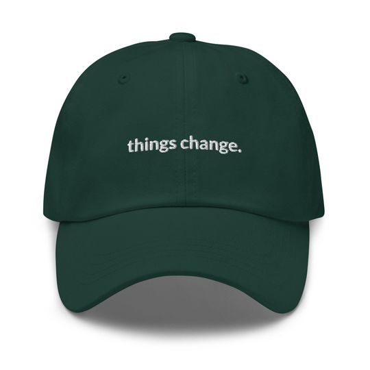 Discover Things Change, Dad hat, Baseball Cap, Hats For Men, Hats For Woman