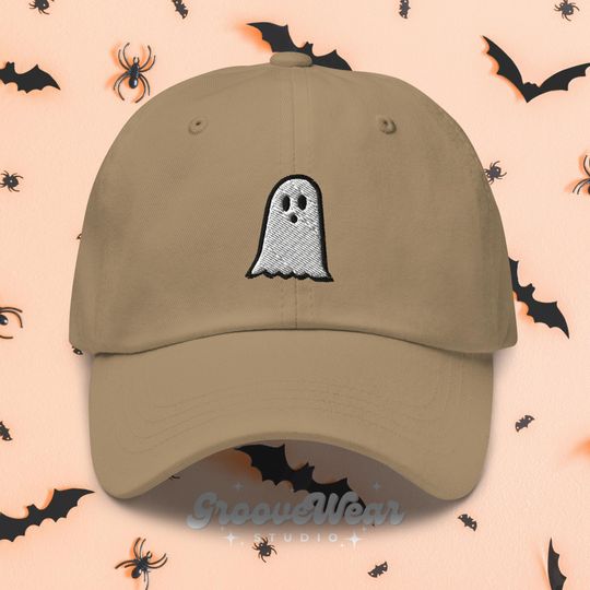 Discover Ghost Embroidered Hat | Cute Ghost Halloween Hat | Spooky Season Hat