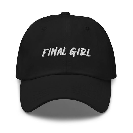 Discover Final Girl Embroidered Hat | Halloween Hat | Horror Cosplay | Campy