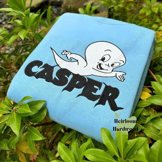 Discover Halloween Casper The Friendly Ghost Embroidered Shirt, Vintage Movie Sweatshirt