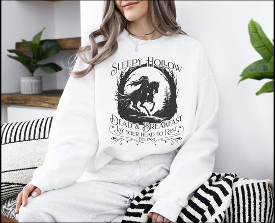 Sleepy Hollow Sweatshirt, Headless Horseman, Dark Academia, Booktok Merch