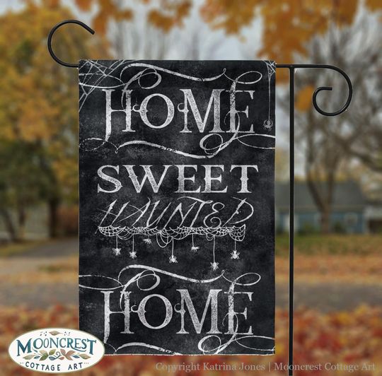 Discover Halloween Garden Flag  Spooky Season Outdoor Decor