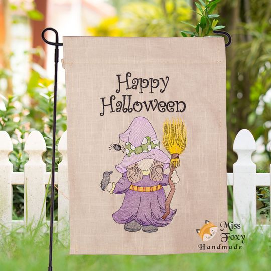 Discover Happy Halloween Witch Gnome Bloom Pumkpin  , Welcome Fall Thanksgiving