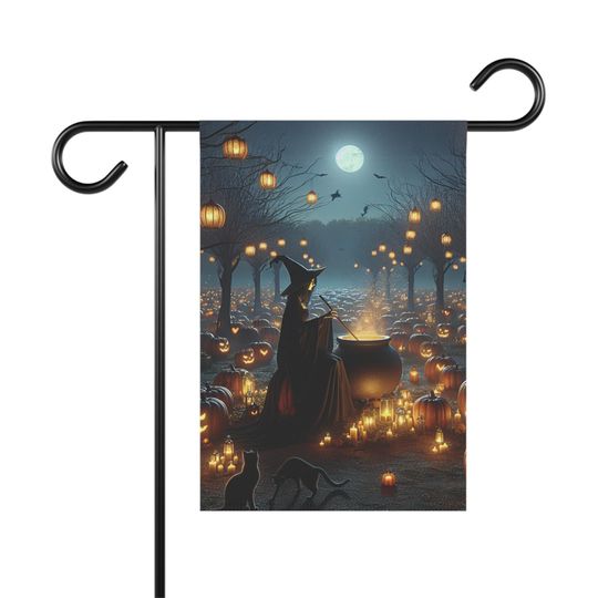 Discover Halloween Garden & House Banner, great for fall decorations