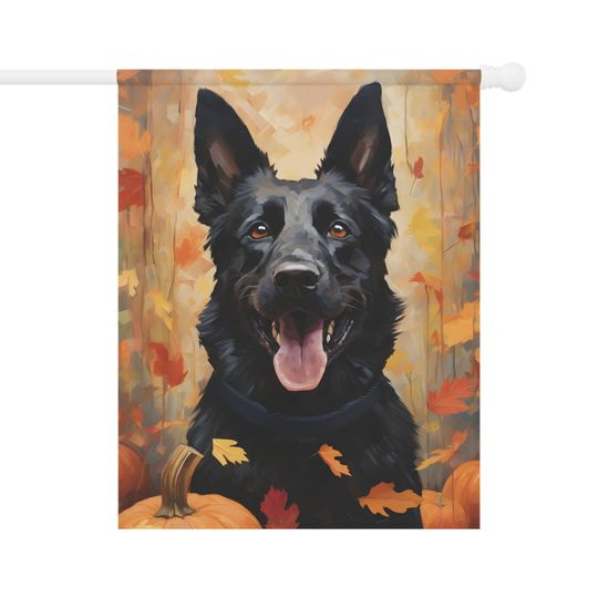 Discover Black German Shepherd Flag - Gift for Dog Mom Dog Dad or Dog Lover