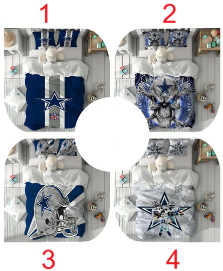 Duvet Cover Set Dallas Cowboys Boy Room Quilt cover Bedding Set Pillowcase Home Decor Comfortable Gift for Friends.
