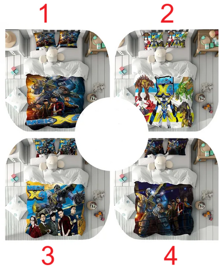 Discover MECH-X4 Duvet Cover Set Children Room Quilt cover Bedding Set Pillowcase Home Decor Comfortable Gift for Friends.