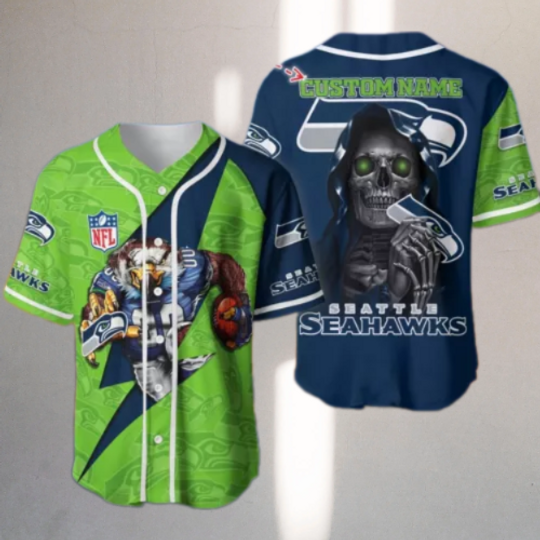 Personalized football Seattle Seahawks Baseball Vintage Baseball Gear