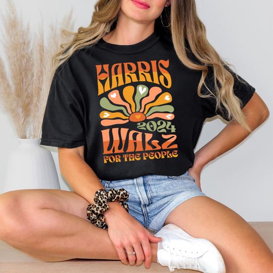 Discover Comfort Colors Kamala Harris Walz 2024 For The People Shirt, Kamala Harris Tim Walz Shirt, Democrat Shirt, Election Shirt, President Kamala