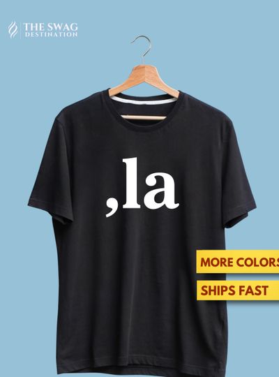 Discover Comma La Kamala Funny Premium T-Shirt, La For President Shirt, Harris 2024 Shirt, Democrat Shirt 1