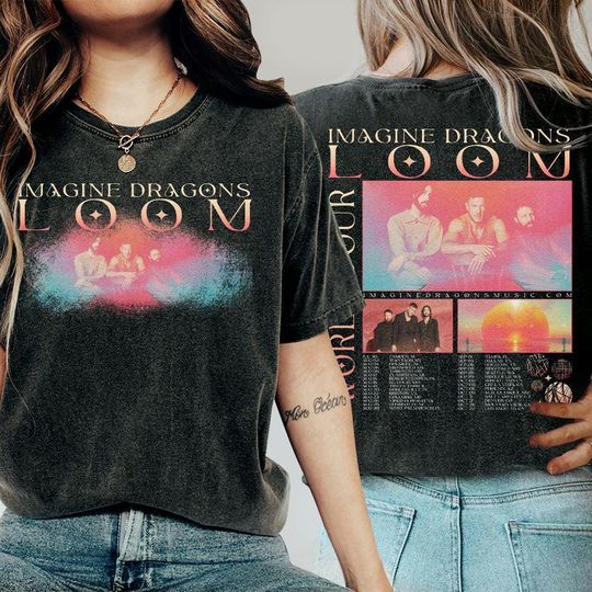Discover Imagine Dragon Loom Tour Shirt, Imagine Dragon World Tour 2024 Concert Unisex Shirt