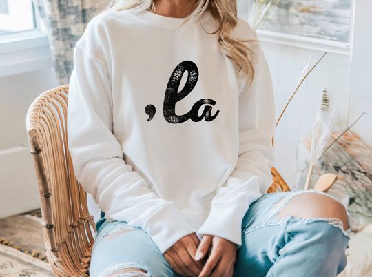 Kamala Harris La Shirt, Kamala 2024 Long Sleeve Shirt , Madam President , Vote America, President Election, Comma La