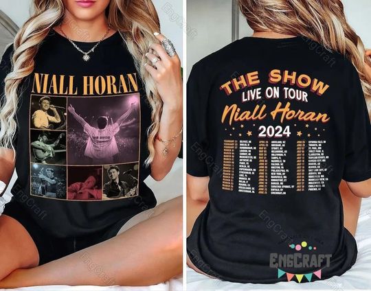 Discover Niall Horan The Show Live On Tour Shirt, Niall Horan 2024 Tour T-Shirt, Niall Horan Sweatshirt, Niall Horan Tour Merch, The Show Merch