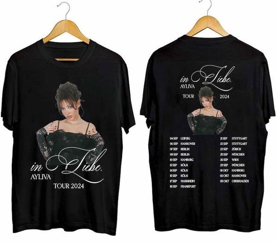 Discover Ayliva Shirt, Ayliva In Liebe Tour 2024 Shirt, In Liebe Concert 2024 Tshirt, Ayliva Fan Gift, Ayliva Tour Merch, Ayliva Lovers Shirt