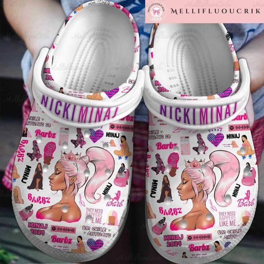 Nicki Minaj Clogs, Nicki Minaj Shirt, Nicki Minaj Sandals, Pink Friday 2 Merch, Nicki Minaj World Tour, Music Concert 2024 Fan Gift