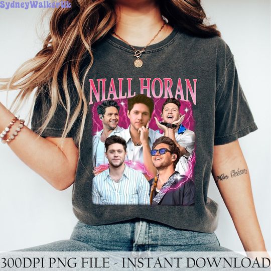 Retro Bootleg Niall Horan Png, Niall Horan Png, One Direction Png, The Show Tour 2024 Png,  Hello Lovers, Niall Horan Gift, Niall Horan Fan