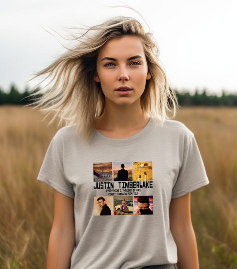 Discover 2024 Justin Timberlake Tour Shirt, Forget Tomorrow World Tour Shirt, Unisex Graphic Shirt, Justin Timberlake Concert Group T-Shirt,Retro Tee